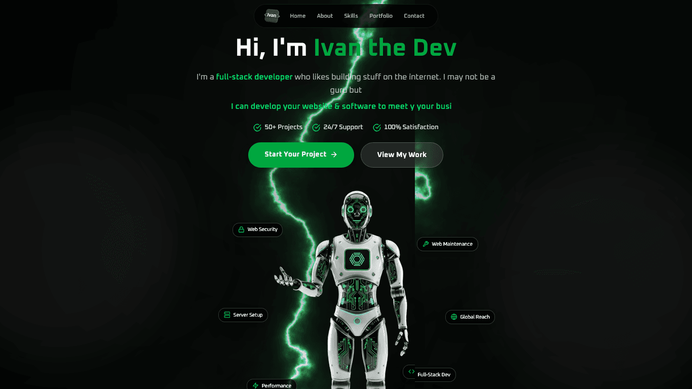 Ivan the Dev Portfolio