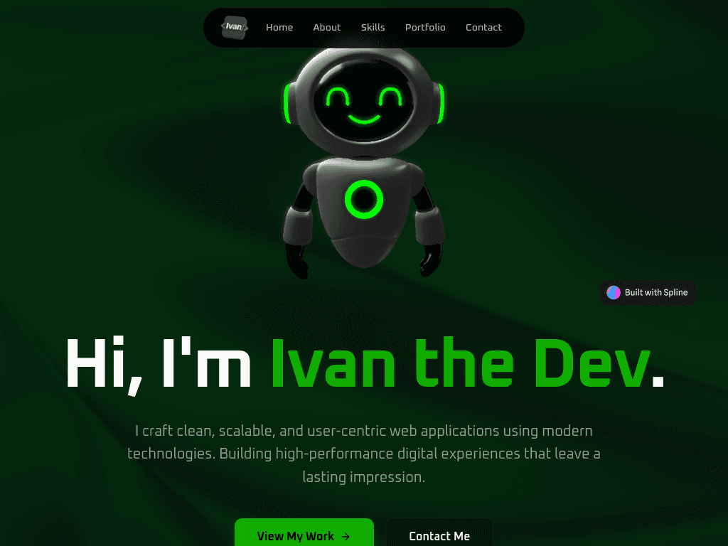 Ivan the Dev Portfolio