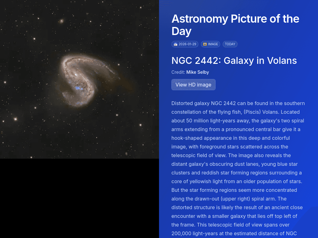 MY Astronomy Picture of the Day (APOD)